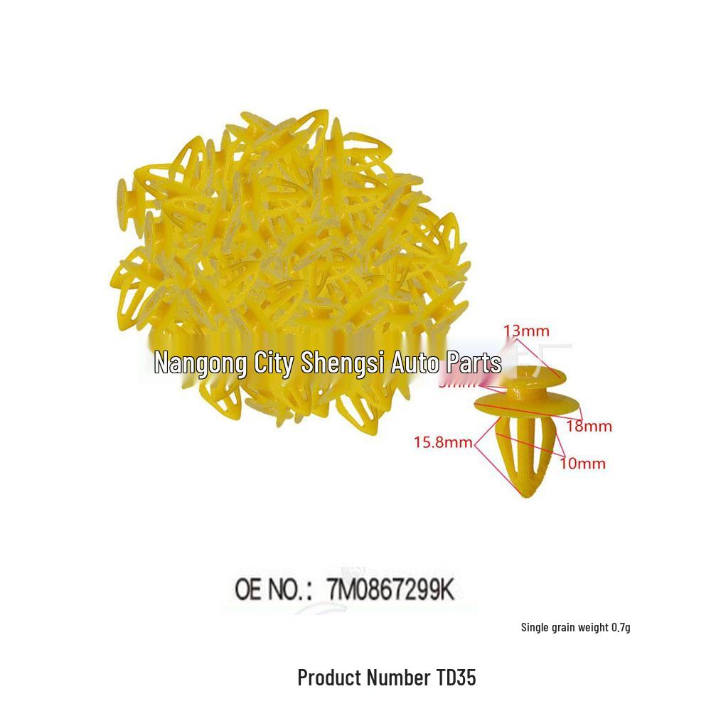 

Car Door Panel Trim Clips for Volkswagen, Ford, Nissan, BMW Set of 10000 Pieces