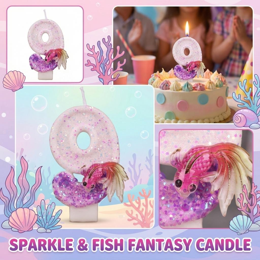 Fashion Cartoon Creative Birthday Candles Party Digital Candles