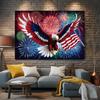 Patriotic Eagle Tapestry Living Room Decoration Independence Day Party Patriotic Theme Room Decoration