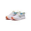 Saucony RIDE KDZ kids low-top running shoes white silver PWRRUN cushioning SK267771