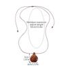 1PC Flask Pendant Parties Wooden Fashion Long Necklace Daily Wear Jewelry for Women Elegant Adjustable Vintage Ethnic