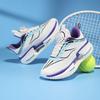 Boys' rotating buckle sneakers 2025 new summer children's and adolescents' running shock-absorbing mesh breathable running shoes