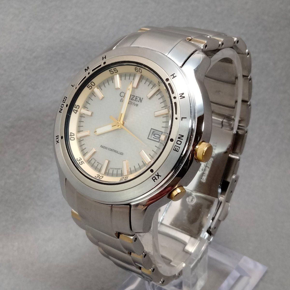 [Рабочий товар] Хорошее состояние Citizen Forma Eco Drive Радиочасы A412-T005497 CITIZEN Solar