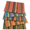 Bohemia Style Stripe Pattern Fabric Cotton Linen DIY Handmade Sewing Pillowcase Sofa Cover Curtain Tablecloth Home Textile Decor