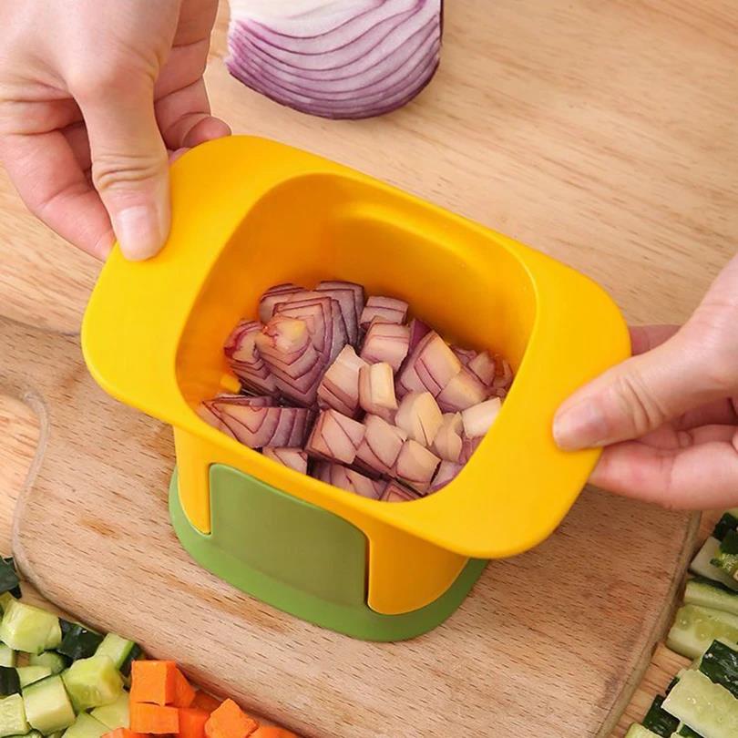 Multifunctional Vegetable Chopper Hand Pressure Onion Diced French Fries Cutter Kitchen Gadget Cucumber Slicer Kitchen Tools 3