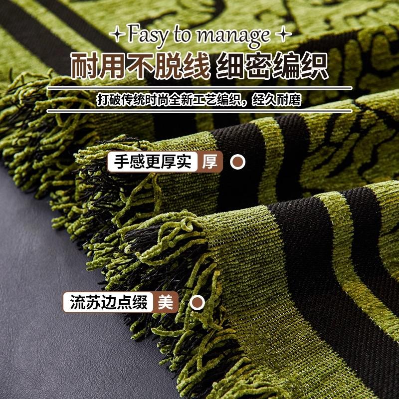 Throw Blankets 2024 All-season Tiger Camping Picnic Sofa Cover Housses De Canapé Funda Sofa Chenille  Sofa Covers Mats