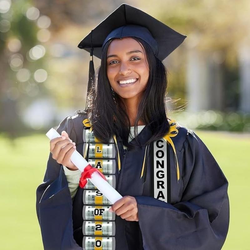 Class Of 2026 Graduation Money Lei Necklace With Cash Holder Elegant Garland Graduation Parties And Celebration
