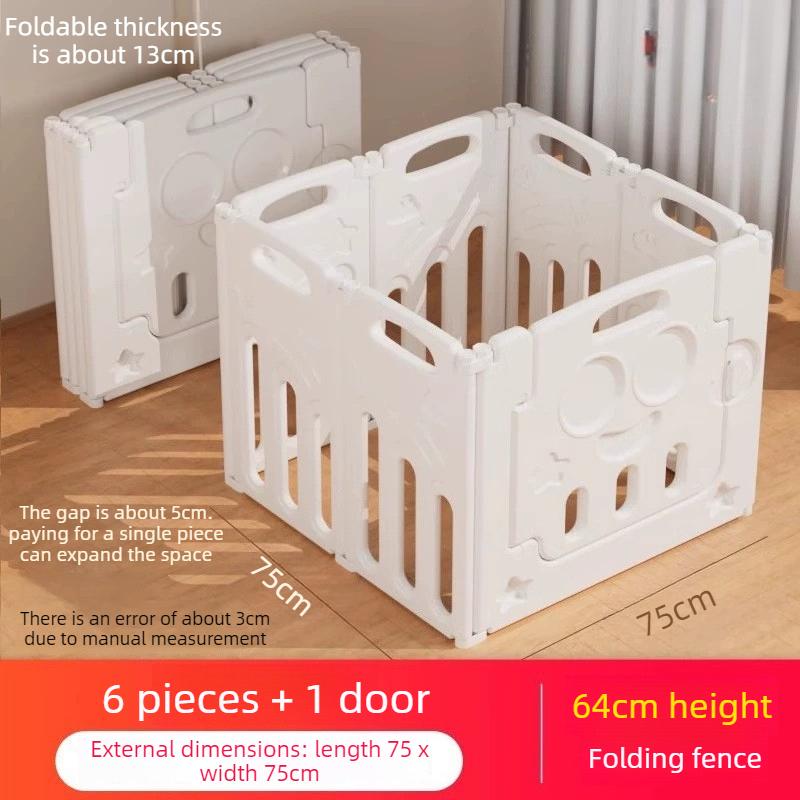 

DIY High 64CM Pet Fences Gate Folding Portable Indoor Teddy Fences Dog Small Medium Puppy Enclosure Cage Safety Dogs Supplies High 64CM
