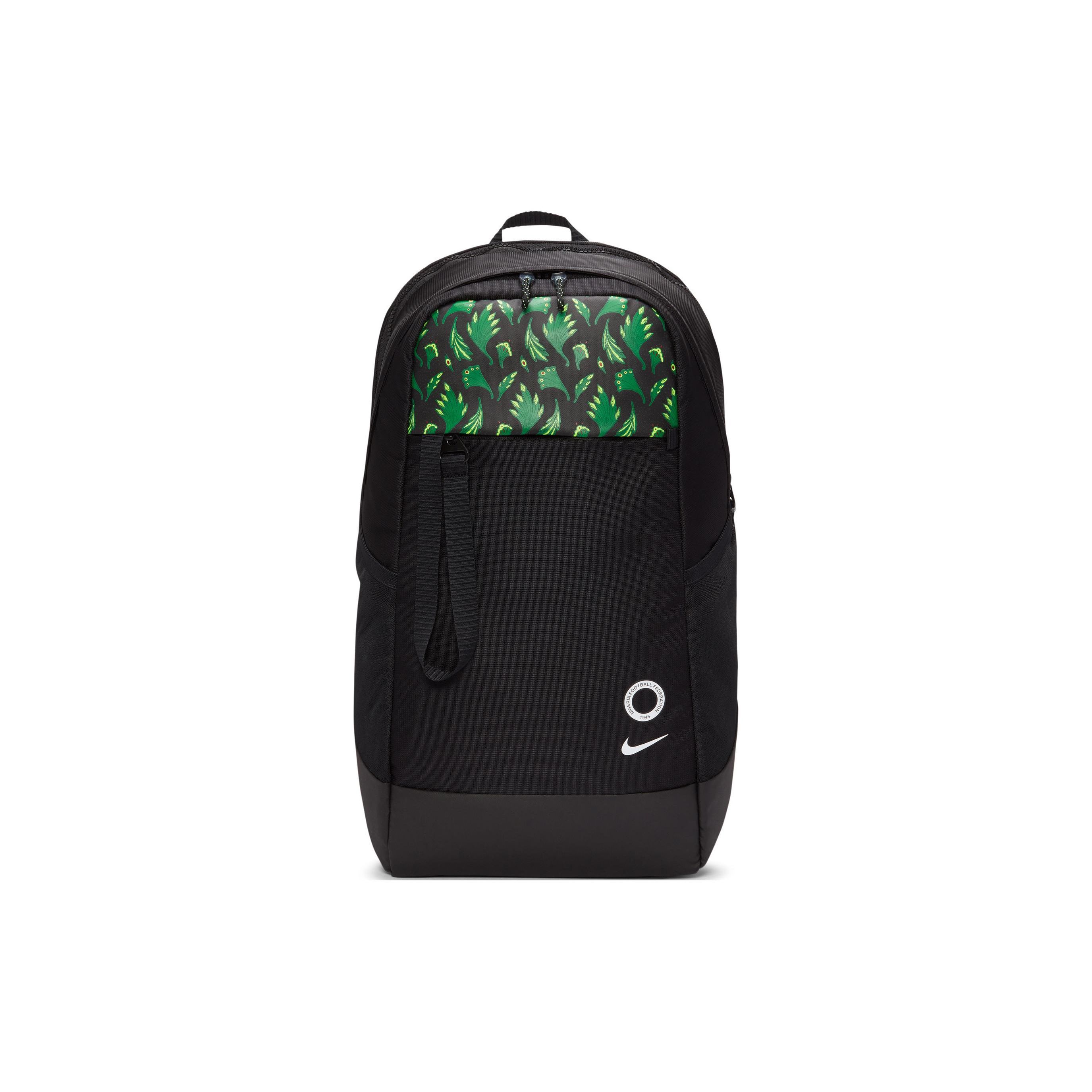 Nike Nigeria Sports Training Football Polyester Backpack Unisex Backpack Black DA1431-010 Black