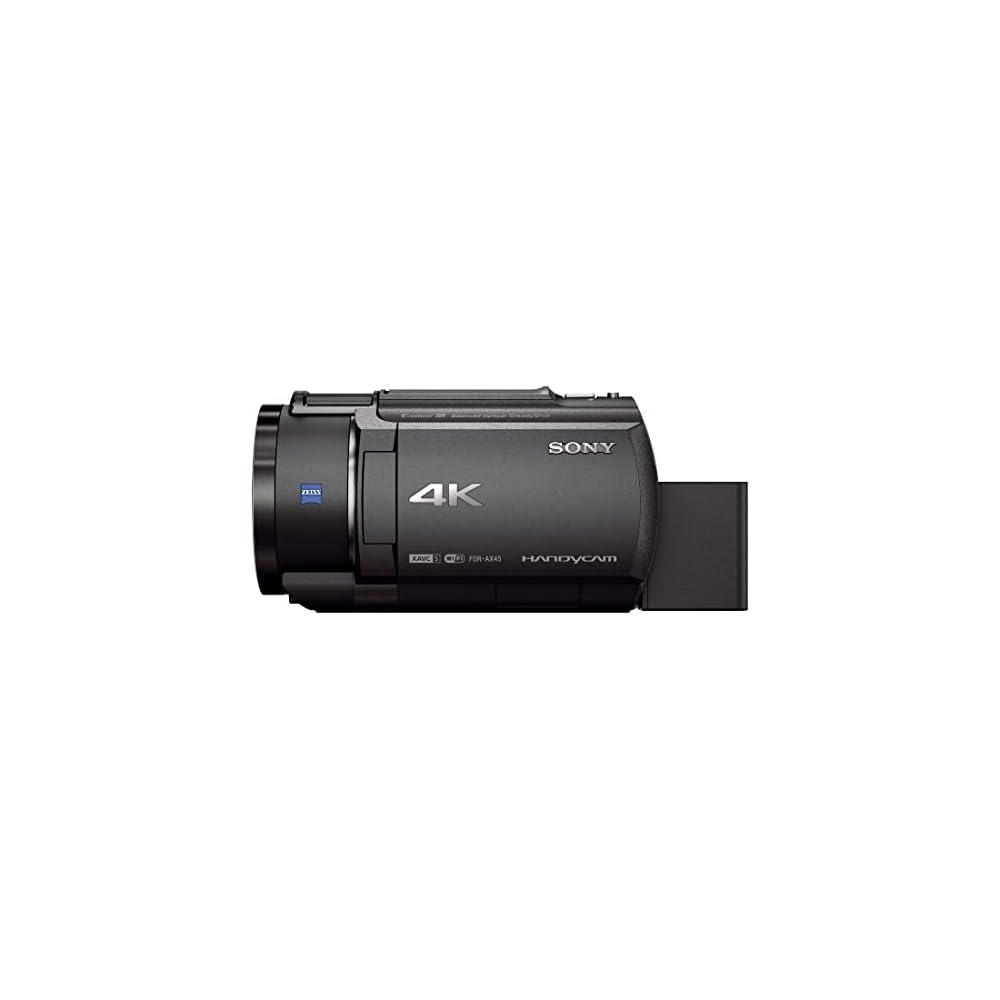 Sony Handycam FDR-AX45A 4K Video Camera 64GB Memory 20x Optical Zoom Black