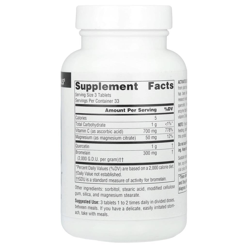 Activated Quercetin™, Bioflavonoid Complex, 100 Tablets
