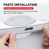 4Pcs Car Door Handle Stickers Tire Rear View Mirror Decals for Jeep Renegade Compass Grand Cherokee Wrangler Jk Gladiator