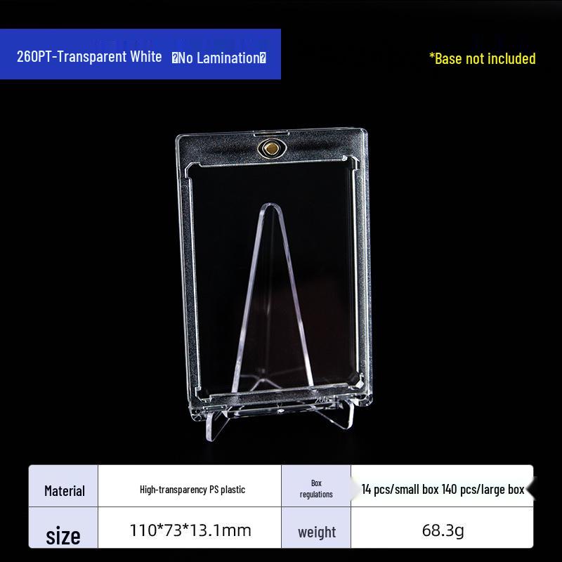 35PT Star Card Magnetic Transparent Brick Set for Naruto, Pokemon, Yu-Gi-Oh, Ultraman