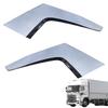 MORASTYLE Chrome Front Bumper Side and Eyeliners for Hino 17 Profia of Truck Exterior Chrome Bumper and Tape Garnish, Covers, (Set 2) - Accessories,