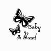 LYKX Car Sticker Hobby Boy Kids Baby On Board In Car 3D Funny Kid Silver Vinyl Decal Stickers Styling