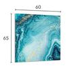 PANEL SZKLANY DO KUCHNI 60x65 Marmur