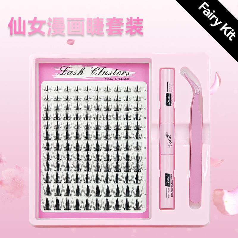 False Eyelash Book Glue Large Capacity Mixed Single Cluster Segmented 30D40D50D Hair