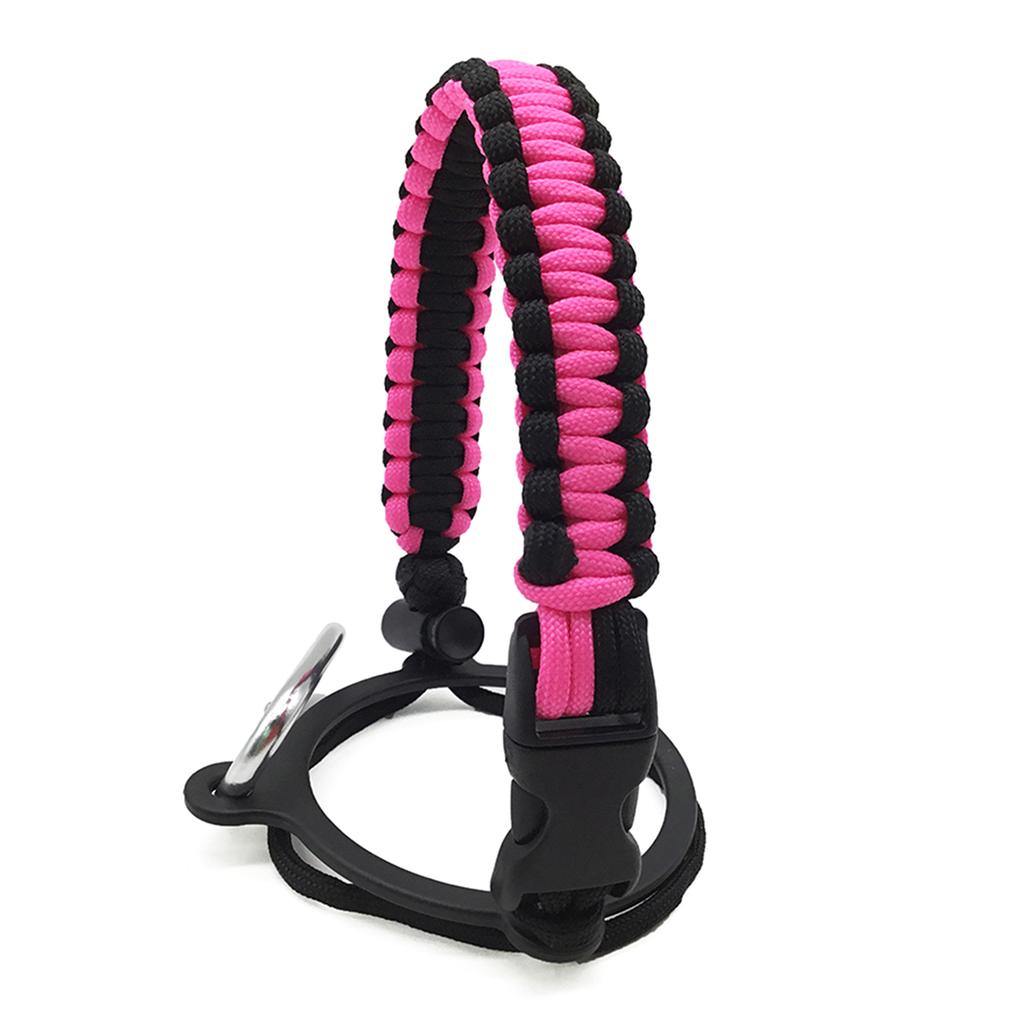 Trinkflaschenriemen Paracord Trinkflaschen-Tragegriff mit Sicherheitsringen und Karabiner für Hydro Flask Weithalsflasche