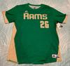 Rams #26 Green Shirt