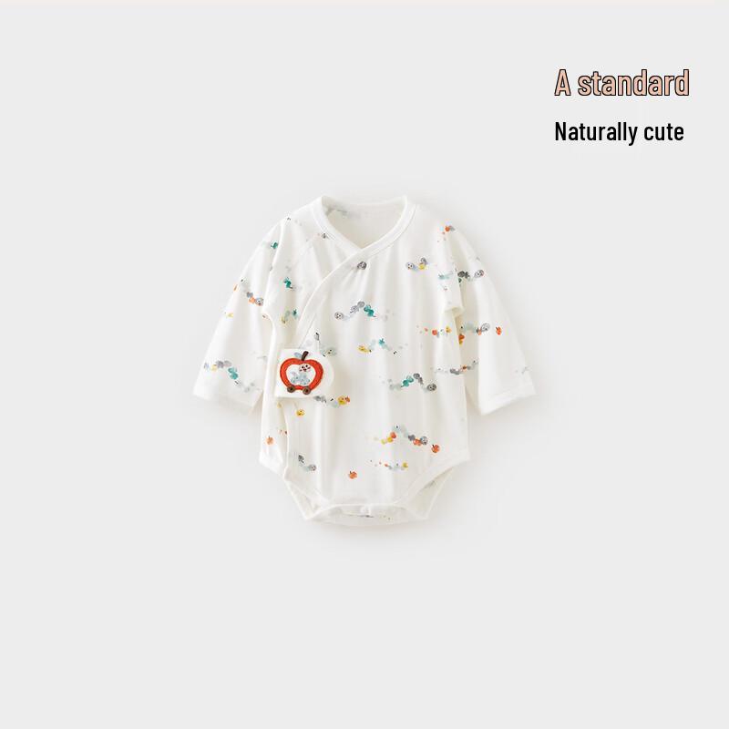 Newborn Long-Sleeve Antibacterial Summer Bodysuit 66