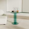 Tea side living room, coffee shop table, rounded corners, work, reading books, coffee shop table, balcony, acrylic coffee shop