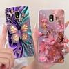For Samsung Galaxy J2 Core 2018 Case SM-A260F Luxury Butterfly Tree Painted Cover Soft Slim Phone Case For Samsung J2 Core Shell
