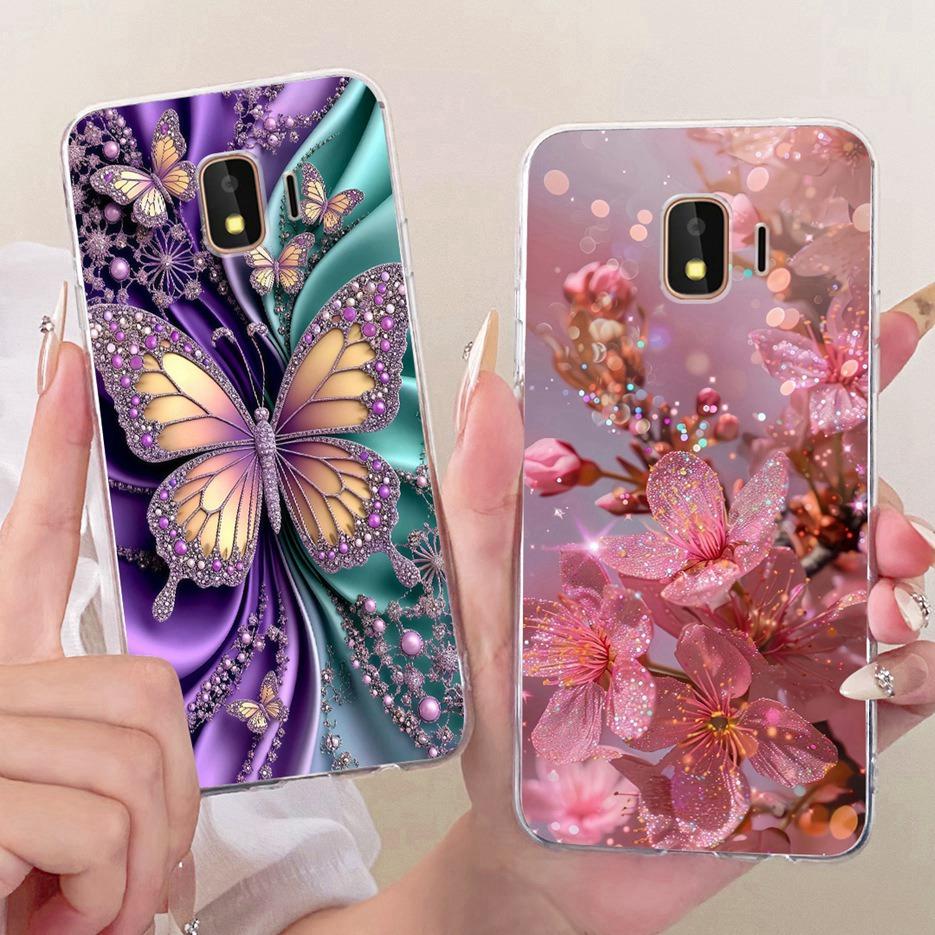For Samsung Galaxy J2 Core 2018 Case SM-A260F Luxury Butterfly Tree Painted Cover Soft Slim Phone Case For Samsung J2 Core Shell
