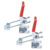 2PCS Adjustable Toggle Clamp U Bolt Iron Galvanizing Heavy Duty Quick Release Fixture Clamp for Box Door
