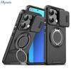 Suitable for Redmi Note15 Pro LinkedIn Mobile Phone Case Xiaomi 14T Window Push Bracket Matte Anti-drop Protective Case