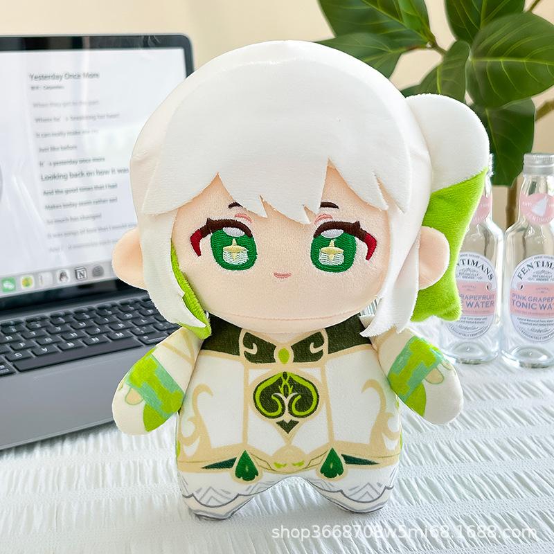 High Quality Genshin Impact Plush Toy Archon Character Stuffed Doll Nahida Diluc Raiden Shogun Zhongli Venti Ayato Plushies