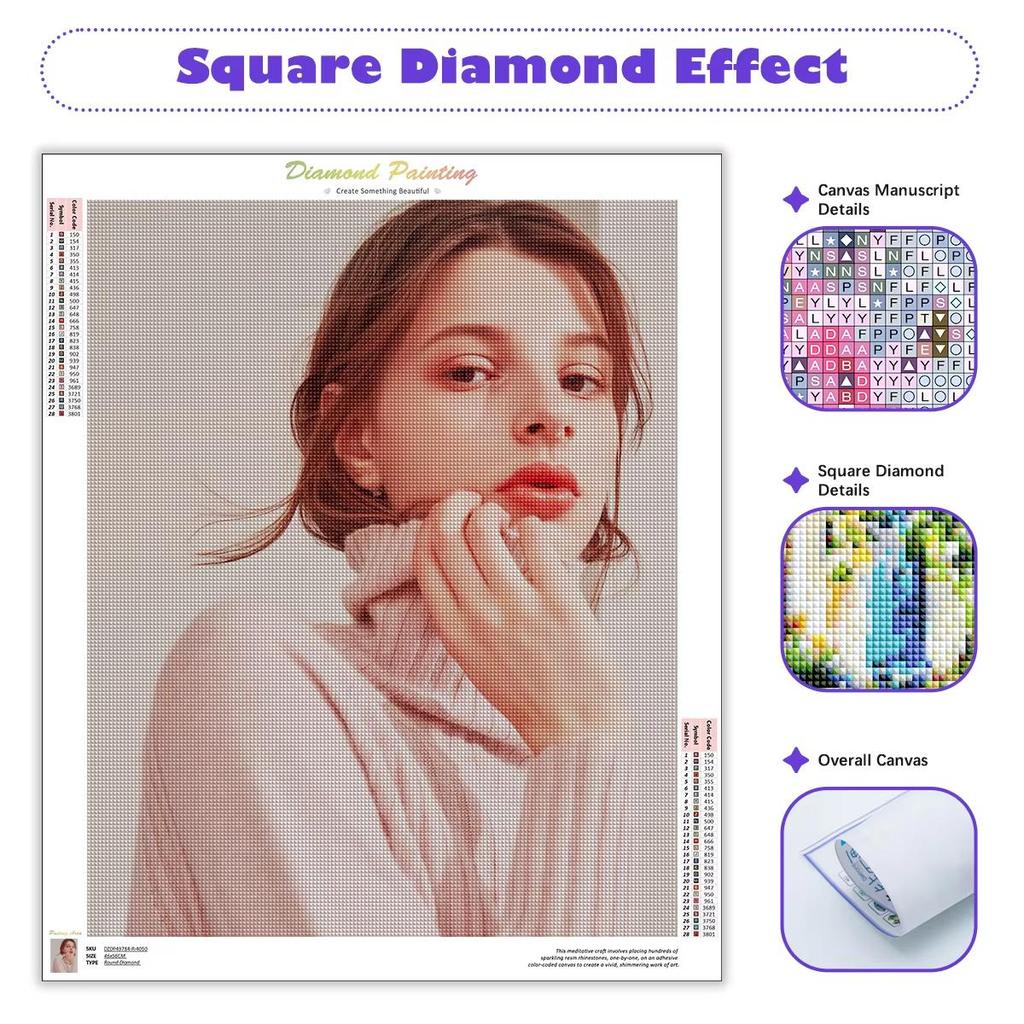 Foto di grandi dimensioni Personalizzata Fai da te Pittura con Diamanti Trapano Rotondo Completo Punto Croce Ricamo con Diamanti Strass dell'Immagine