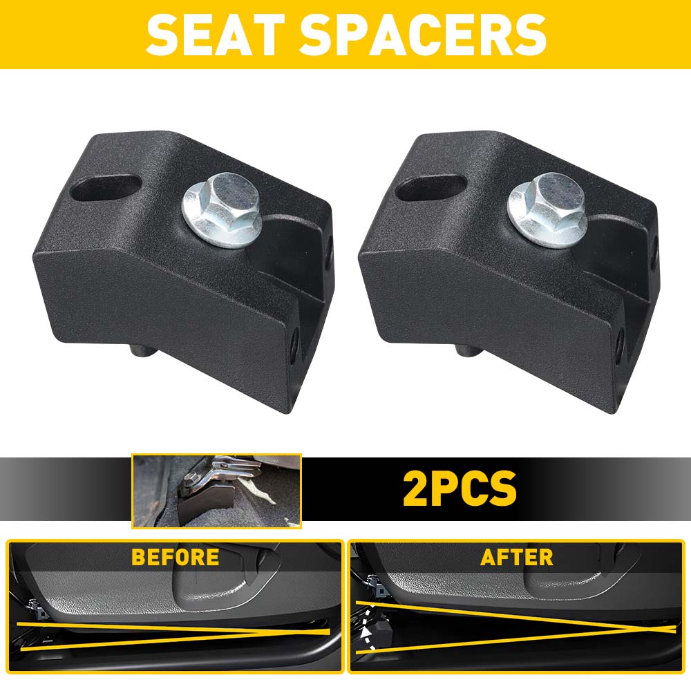 2Pcs Riser Front Seat Spacers Lift Jackers Kit Front of Seat for 2005-2022 Toyota Tacoma 4Runner FJ Lexus GX470 2003-2009