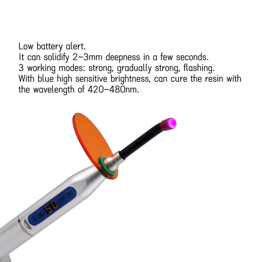 Dental 5W Bezprzewodowa bezprzewodowa lampa utwardzająca LED 1500mw