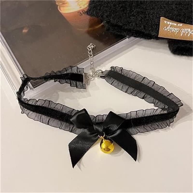 Halloween Cat Ears & Bell Headband, Fox Headband, Maid Bow Hair Clip, Skull Bangs Headwear