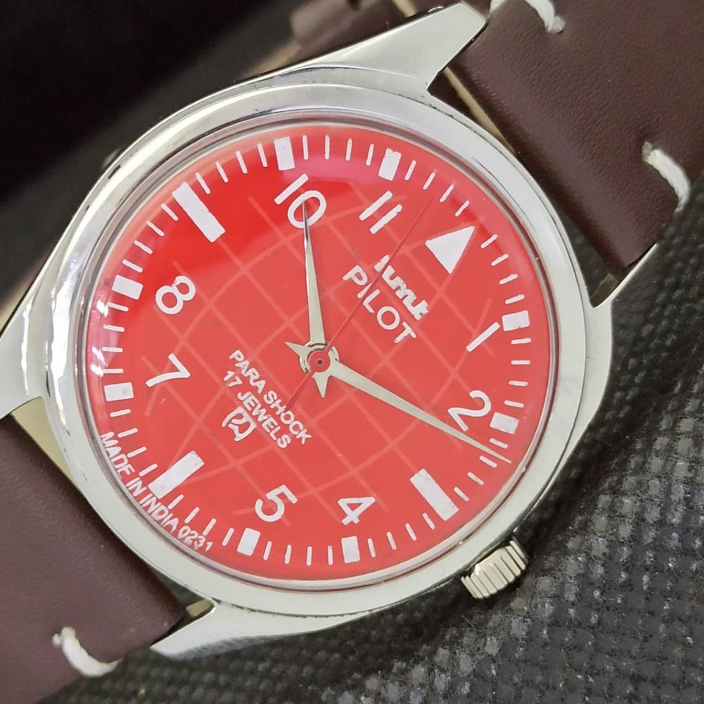 

USED HMT PILOT INDIAN MENS MECHANICAL WATCH a300373-1 Sku566b-a300373