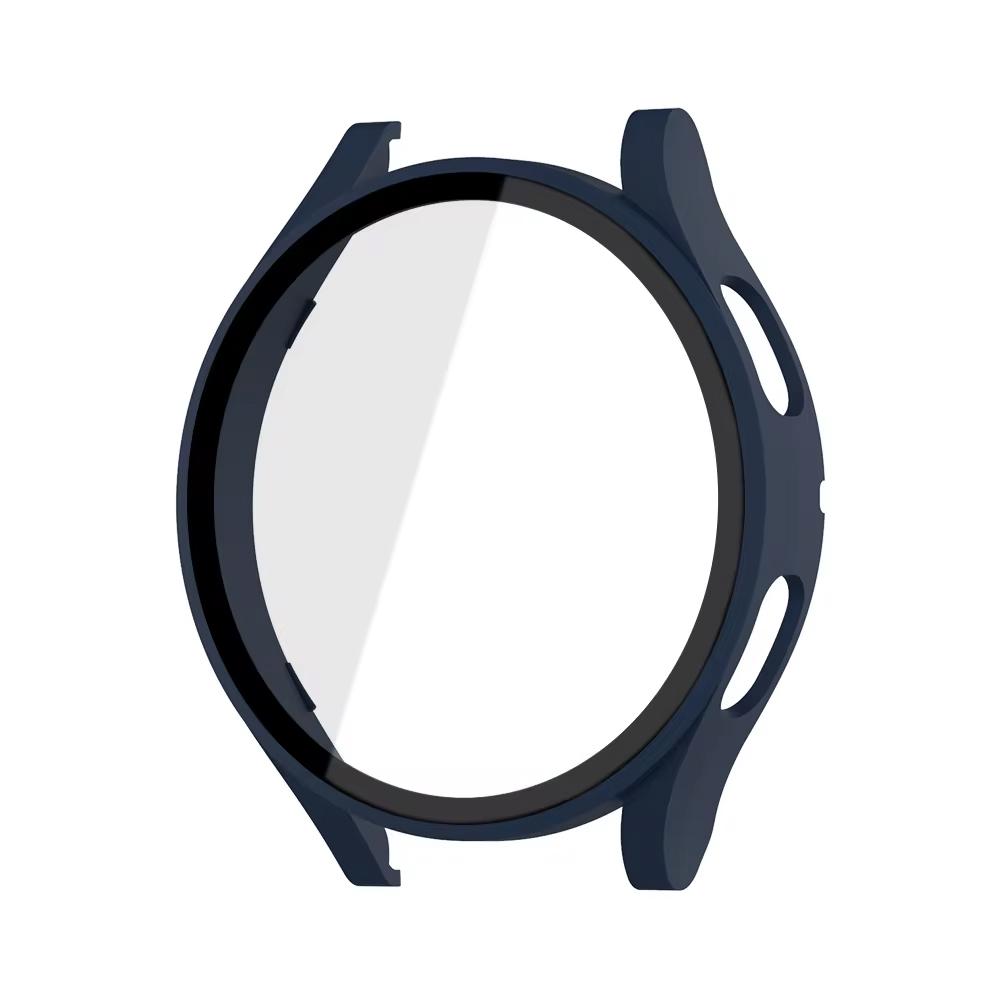 

Закаленное Стекло+ Чехол-Бампер из Поликарбоната для Samsung Galaxy Watch 8 7 4 5 6 44мм 40мм Полное Покрытие Защитный Чехол Аксессуары для Часов Watch 4 40mm полуночно-синий