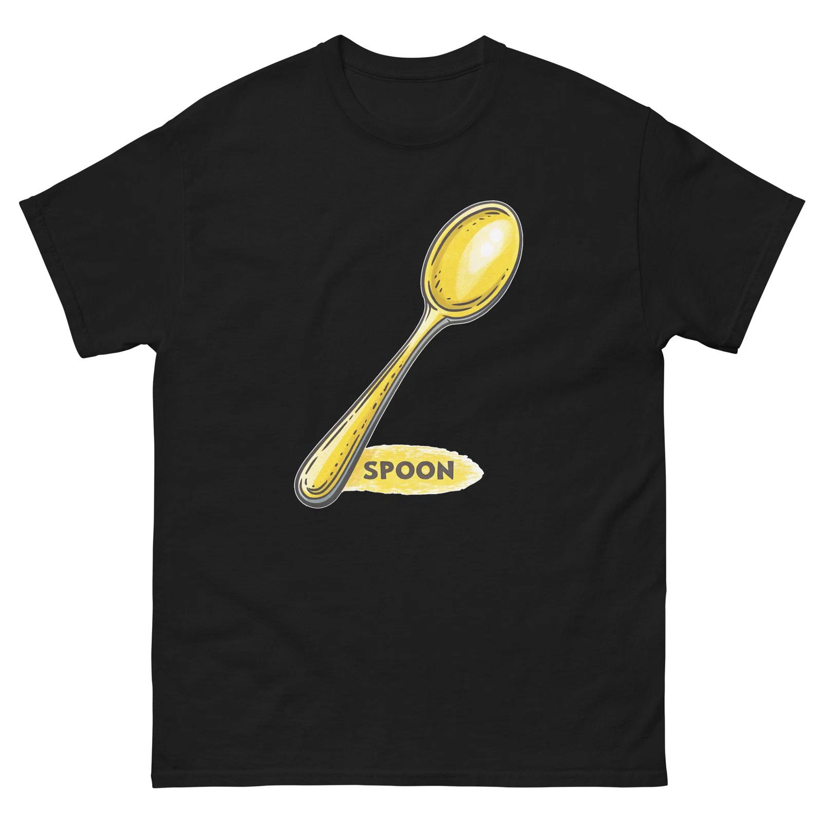 Spoon Kitchen Home Cooking Culinary Utensil T-Shirt S