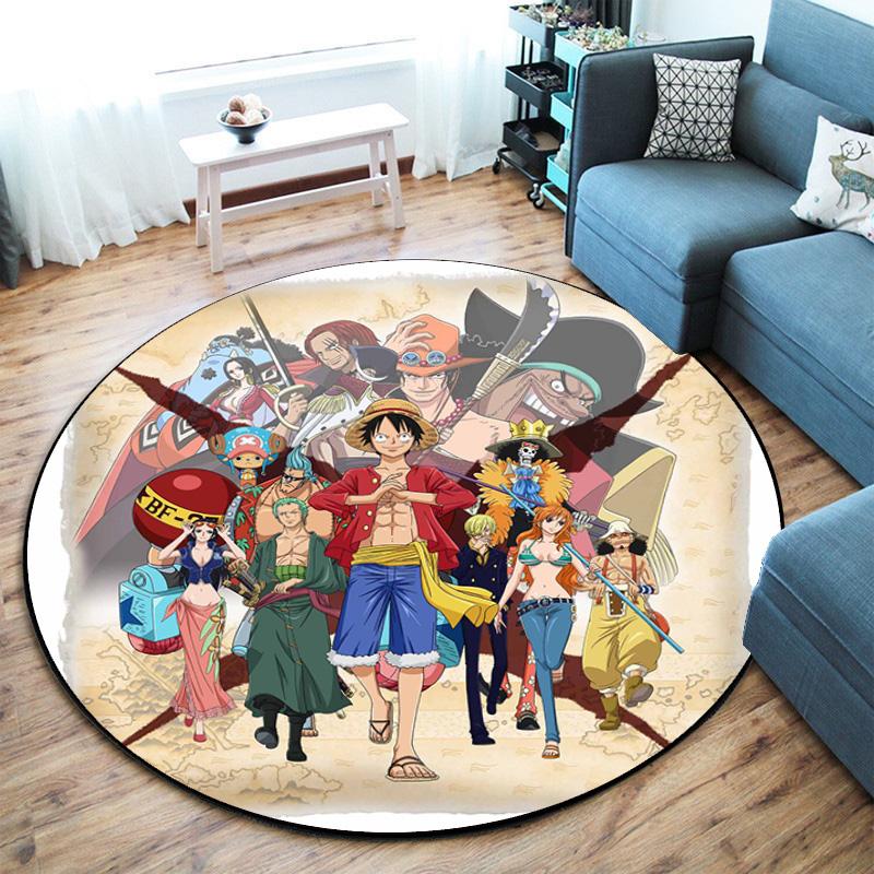 Cute Monkey D. Luffy from the Japanese manga ONE PIECE carpet is soft, home, bedroom, door mat decoration, and non slip carpet E16