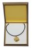 Norfolk Terrier - Dog Necklace In Gift Box, Gold-plated Pendant for Dog Fan, Striking Jewellery by