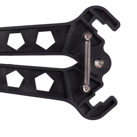 Archery Kickstand Compound Bow Kick Stand Holder Hollow Design Foldable Eight-Character Bow Frame