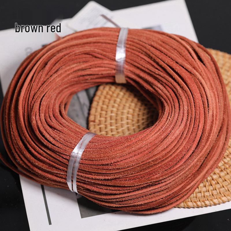 3.0mm Colorful Dyed Yak Leather Cord for DIY Bracelets & Necklaces