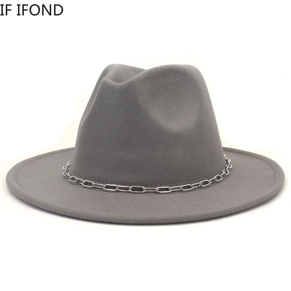 Kapelusze damskie nowa jesienno-zimowa filcowe kapelusze fedora mężczyźni Panama kościół czapka jazzowa dekoracje ślubne kapelusze sukienka pamelas para bodas