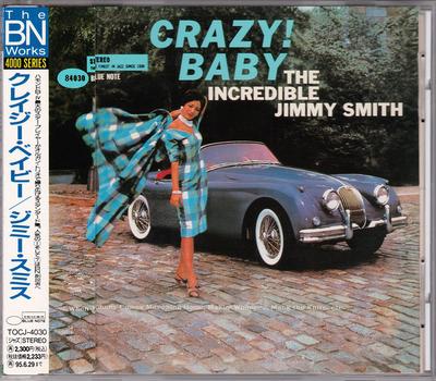 CD JIMMY SMITH  Crazy Baby TOCJ4030 BLUE NOTE 1993 Japan Jazz Used