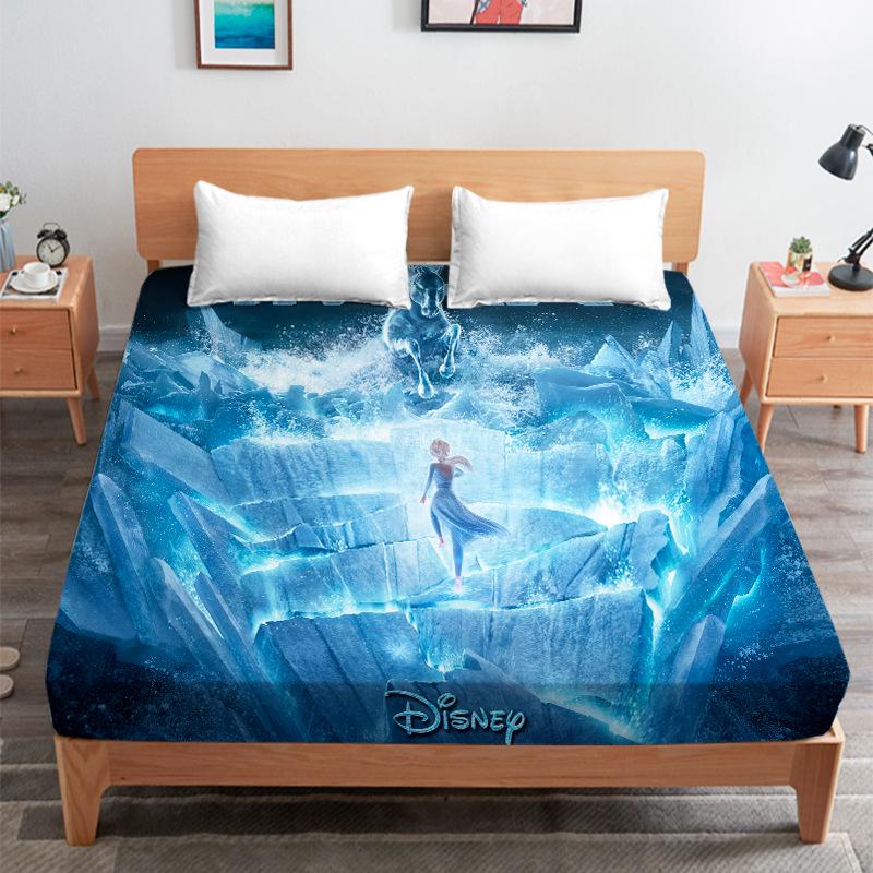Elsa Princess Children's Bed Cover for Student Dorm Mattress