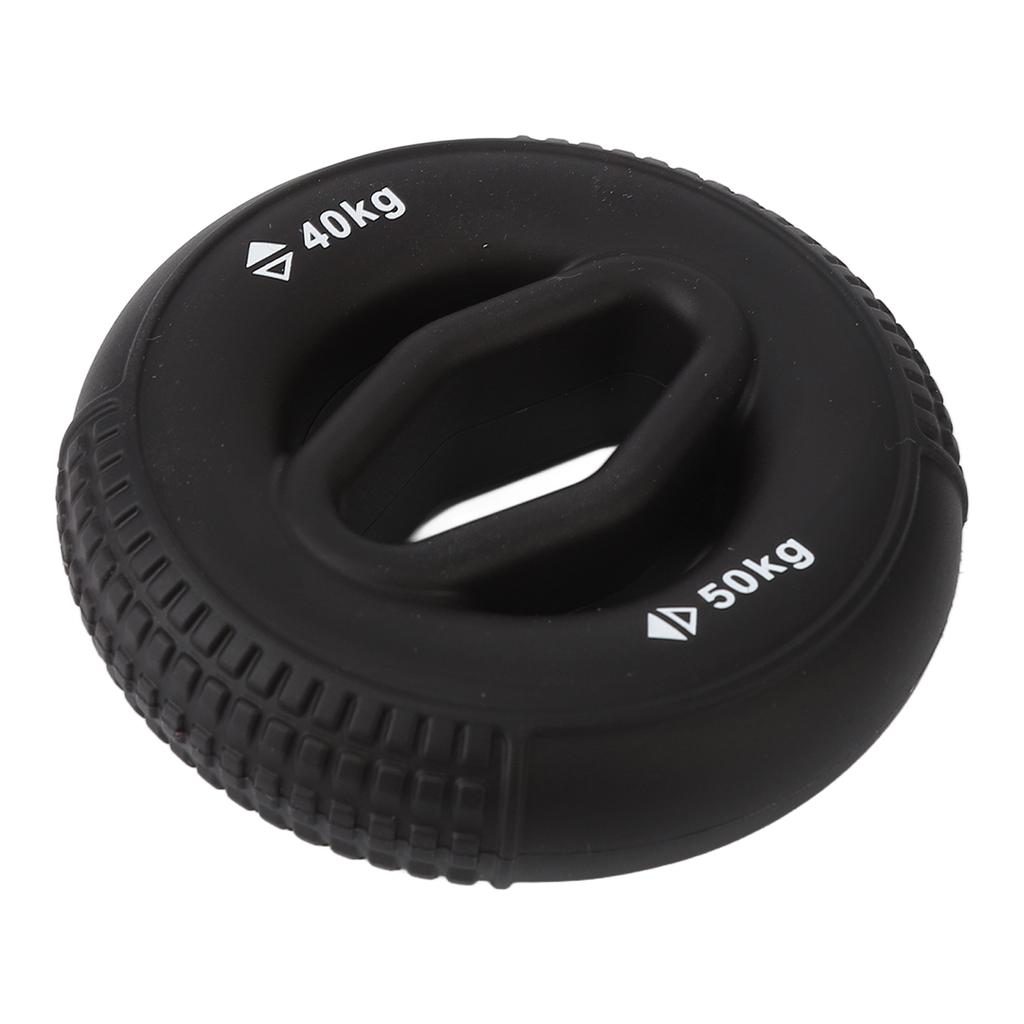 Hand Grip Strengthener Coffee Black 40 To 50KG Anti Slip Grip Trainer Silicone Rings for Stress