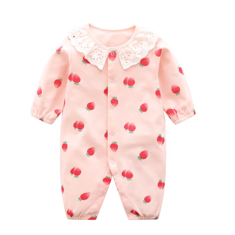 

Gender-Neutral Baby Cotton Romper - Christmas Red, 6-12 Months 66 cm