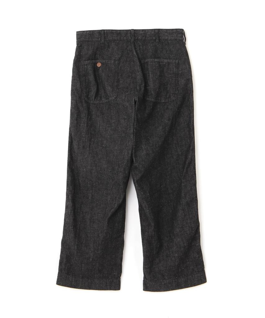 Schott NYC JAPAN NEP DENIM FIELD PANTS, Men's, Size 36, Black, 782-4111007