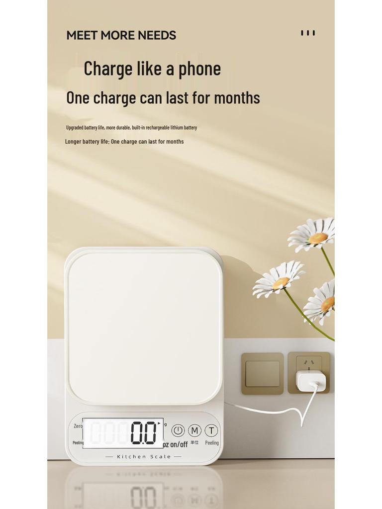 Accurate Electronic Kitchen Scale for Baking and Food Weighing