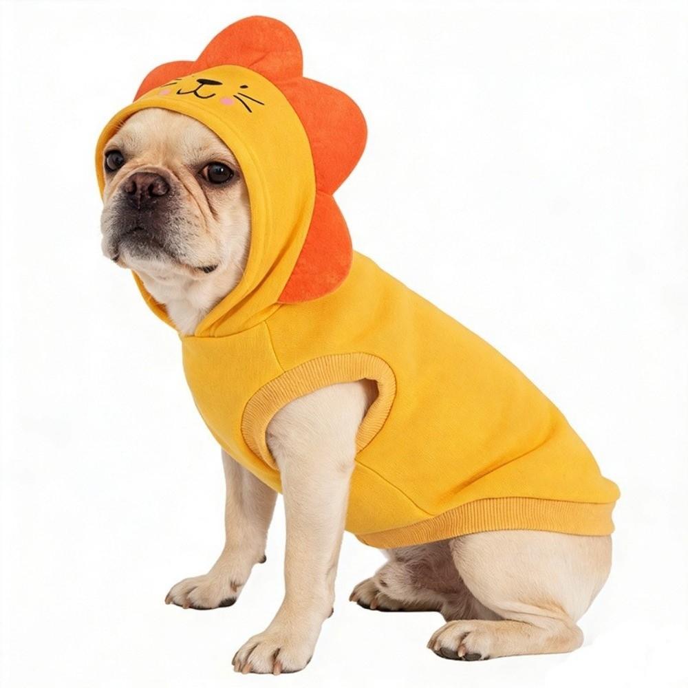 Funny Animals Frog Cosplay Dog Hoodies Shark Lion Thicken Pet Dog Hoodie Comfortable Lovely Style Dog Sweatshirt