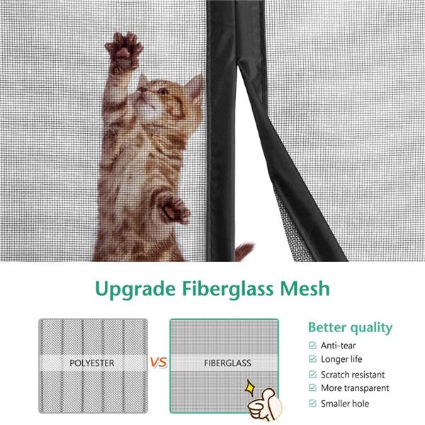 Summer Anti Mosquito Door Curtain Simple Magnetic Soft Curtain Anti-mosquito Insect Fly Bug Net